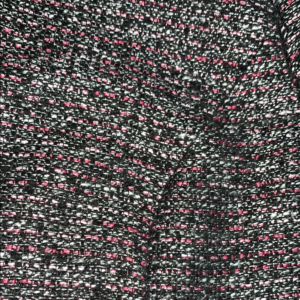 Jones Studio Separates Silver Pink, Black Tweed Blazer Tailored Open Front - Picture 9 of 14